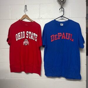 Ohio State and DePaul Graphic T-Shirts